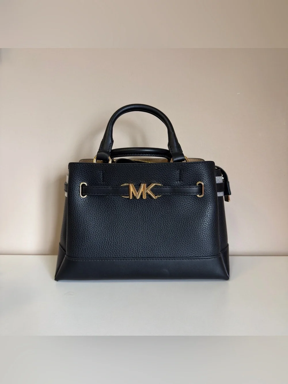 Michael Kors REED SM CZ BELTED STCHL
